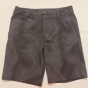 All In Motion Performance Golf Shorts in Black/Gray Pattern